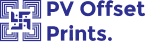 PV offset print logo